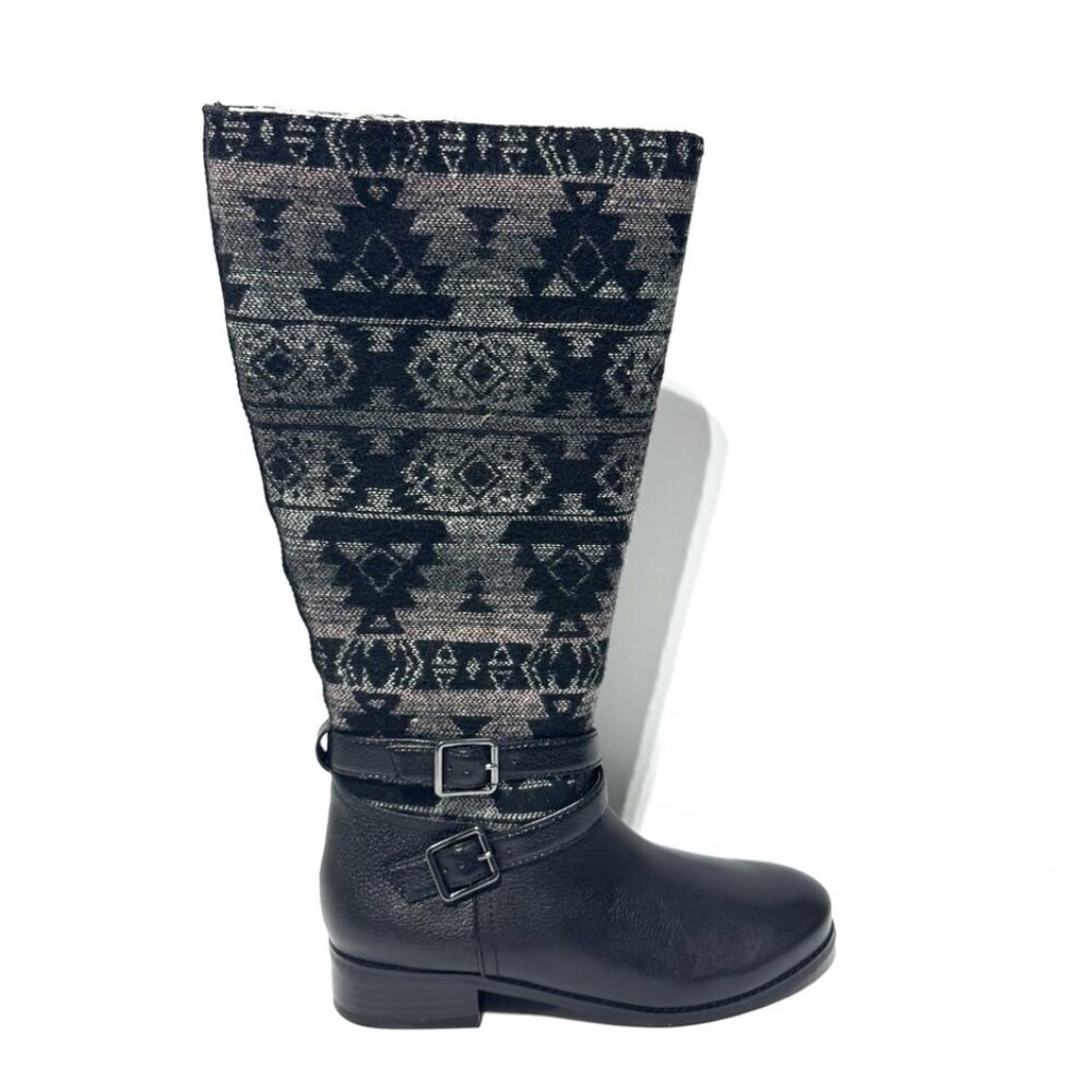 Trotters Womens Liberty Knee High Boots Black Size 7 Wide